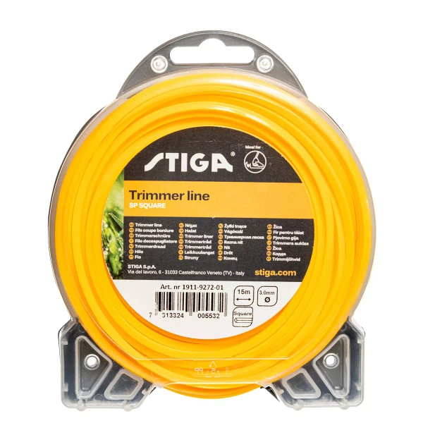 Żyłka tnąca STIGA  SP66 KWADRAT 3,0/15M 1911-9272-01