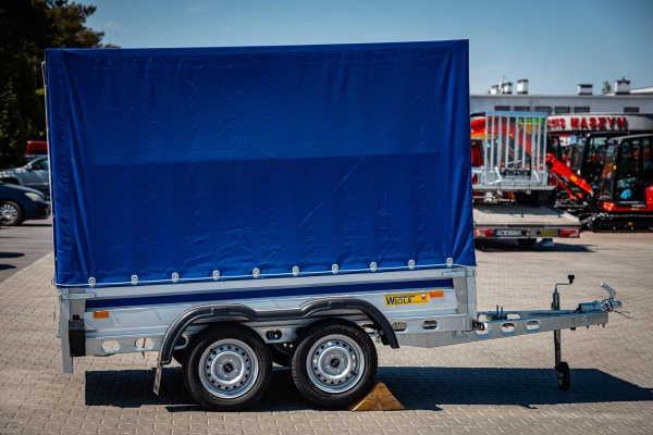 Przyczepa samochodowa z plandeką WIOLA KRAKUS PLUS 1320 mm / 2520 mm DMC 750kg