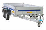 Przyczepa samochodowa z plandeką WIOLA KRAKUS PLUS 1320 mm / 2520 mm DMC 750kg