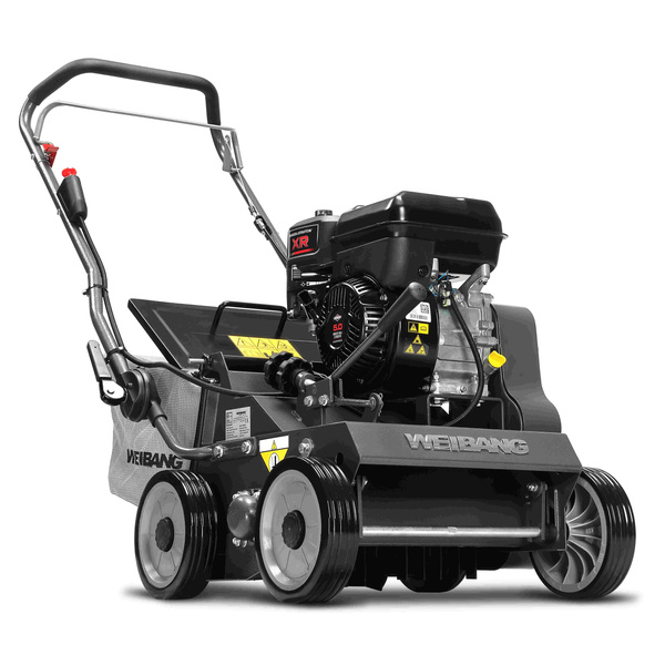 Wertykulator spalinowy WEIBANG WB384RB z koszem i nożami wahliwymi do zastosowań profesjonalnych / Briggs & Stratton!