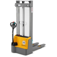 Akumulatorowy podnośnikowy wózek widłowy Jungheinrich z dyszlem, typ EJC M10 ZT. Wys. podnoszenia 2500 mm. Udźwig 1000 kg.+DOSTAWA GRATIS DOSTĘPNY OD RĘKI!!