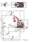 Minikoparka KUBOTA KX042-4α