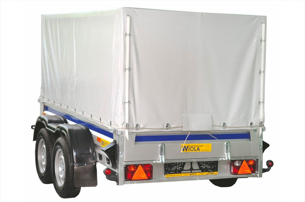 Przyczepa samochodowa WIOLA SILZEIA PLUS z plandeką 1420/2920mm DMC 750kg
