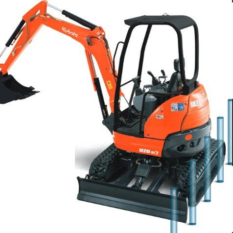 Minikoparka KUBOTA U20-3α