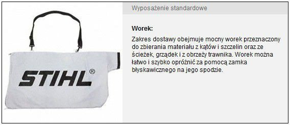 Elektryczny odkurzacz ogrodowy STIHL SHE 81