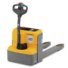 Akumulatorowy unoszący wózek widłowy Jungheinrich z dyszlem, typ EJE M15 Li-lon. Udźwig 1500 kg.+DOSTAWA GRATIS