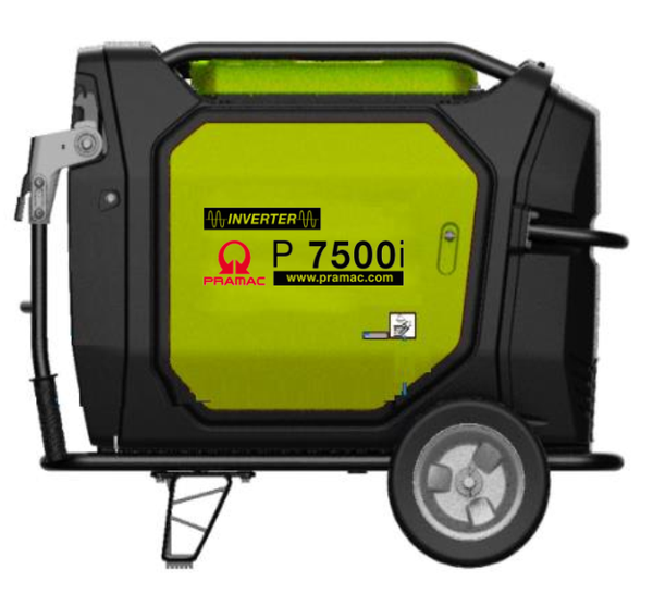 Agregat prądotwórczy PRAMAC P7500i 7kW inwerterowy + olej + dostawa gratis!
