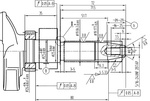 Silnik Rato R210 wał poziomy stożek  20 mm / 70 mm
