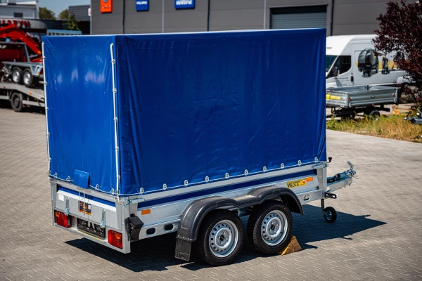 Przyczepa samochodowa z plandeką WIOLA KRAKUS PLUS 1320 mm / 2520 mm DMC 750kg