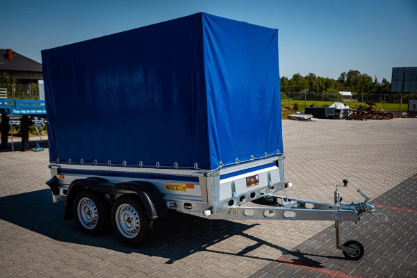 Przyczepa samochodowa z plandeką WIOLA KRAKUS PLUS 1320 mm / 2520 mm DMC 750kg