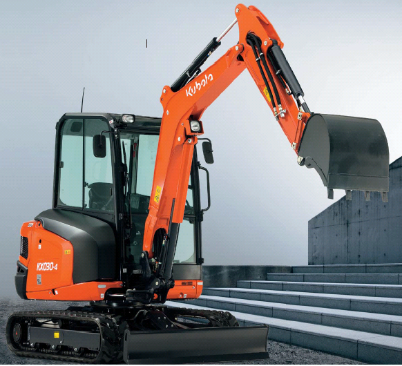 Minikoparka KUBOTA  KX030-4 HI