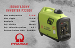 Agregat prądotwórczy PRAMAC P2200i 2.1 kW inwerterowy + olej + dostawa gratis!