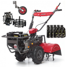 Glebogryzarka spalinowa Hortmasz HGS X620N z napędem na koła i dwukierunkowym ruchem noży + olej silnikowy + olej przekładniowy + dostawa gratis!