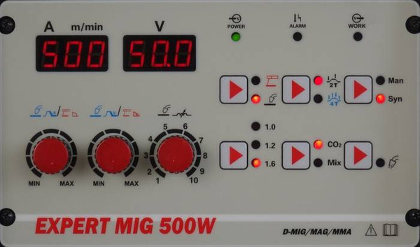 Półautomat spawalniczy IDEAL EXPERT MIG 500W SYNERGIC + podajnik