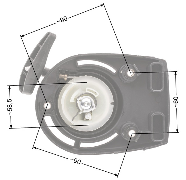Rozrusznik Honda GX35N kpl.
