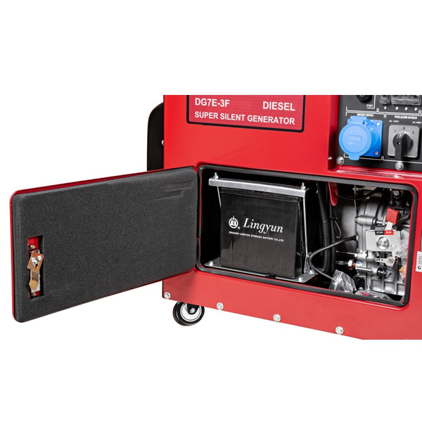 Agregat prądotwórczy Cedrus CEDDG7E-3F 7.1 kW KD195FC Diesel + olej + dostawa gratis!