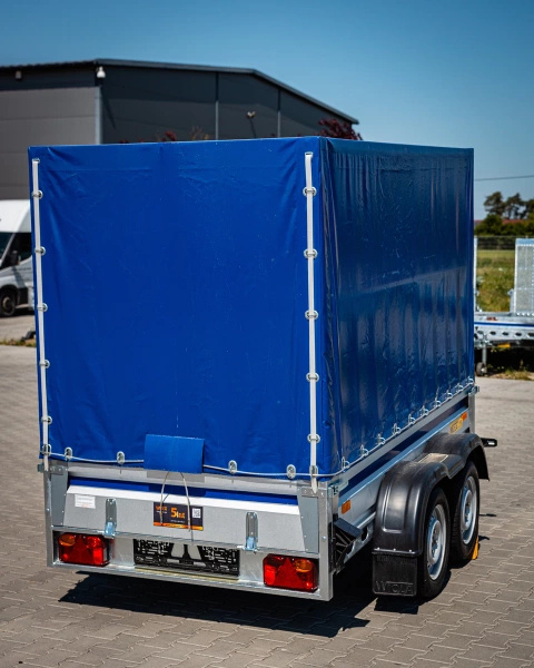 Przyczepa samochodowa z plandeką WIOLA KRAKUS PLUS 1320 mm / 2520 mm DMC 750kg