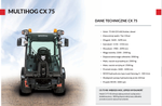 MULTIHOG CX 75  - POJAZD WIELOFUNKCYJNY 