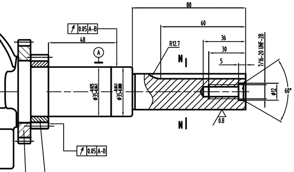 Silnik Rato RV340 wał pionowy 25.4 mm / 80 mm