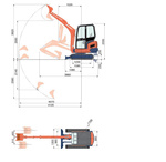 Minikoparka KUBOTA  KX019-4