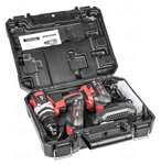 Wiertarko–wkrętarka udarowa Cedrus Power+ HD58Li-SET z baterią i ładowarką w walizce