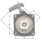 Rozrusznik Cedrus Hecht MTD wykaszarki marketowe