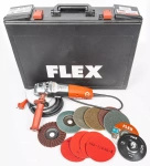 Szlifierka kątowa Flex LE 14-7 125 INOX w zestawie z akcesoriami!