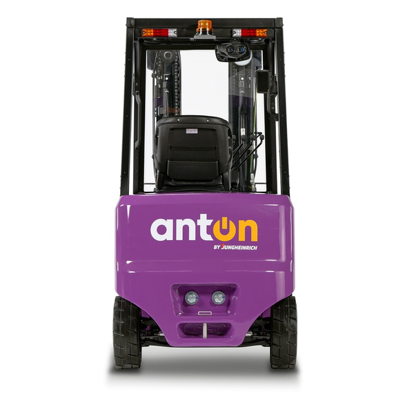Elektryczny wózek widłowy AntOn by Jungheinrich CBH 2.0 z masztem 4800 mm, kabina ochronna ECO