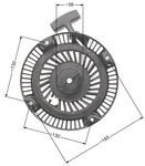 Rozrusznik B&S Z400 / Z500 zam. 695058 591606