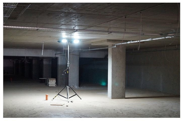 PARTNERSITE LM4x150AW maszt oświetleniowy do prac wykończeniowych 600W