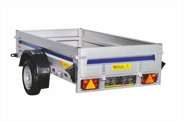 Przyczepa samochodowa WIOLA SILEZIA 1120 mm/2420 mm DMC 750kg