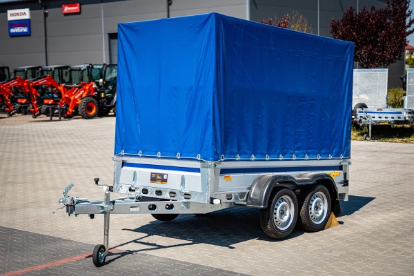 Przyczepa samochodowa z plandeką WIOLA KRAKUS PLUS 1320 mm / 2520 mm DMC 750kg