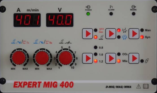 Półautomat spawalniczy IDEAL EXPERT MIG 400 SYNERGIC + podajnik