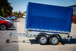 Przyczepa samochodowa z plandeką WIOLA KRAKUS PLUS 1320 mm / 2520 mm DMC 750kg