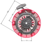 Rozrusznik Honda GX240 GX270 zam. 28400-ZE2-W01