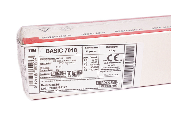 Elektrody LINCOLN BASIC 7018 fi 4,0 mm 6KG